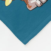 Treeing Walker Coonhound Dog Christmas Lights Sant Fleecedecke (Ecke)