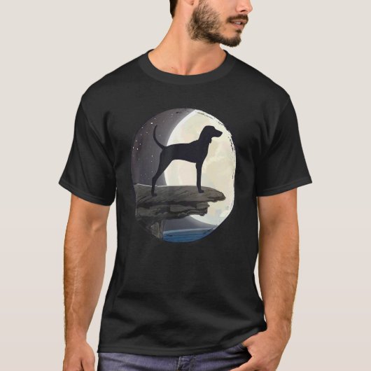 Treeing Walker Coonhound Dog Retro 13 T-Shirt (Vorderseite)