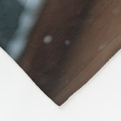 Treeing Walker Coonhound Dogs Christmas Snow  Fleecedecke (Ecke)