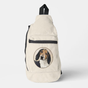 Treeing Walker Coonhound Gemälde Originale Hunde K Crossbody Bag