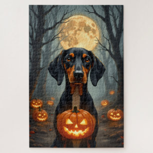 Treeing Walker Coonhound Gespenster Halloween  Puzzle