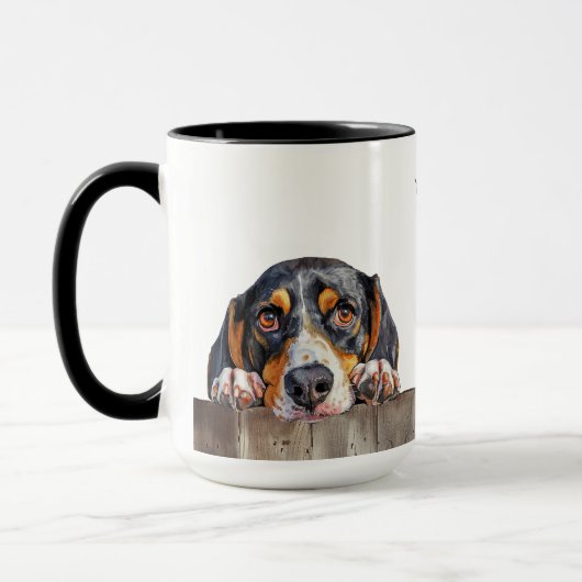 Treeing Walker Coonhound Hund Tasse (Links)