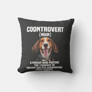 Treeing Walker Coonhound Liebhaber Hund Coontrover Kissen