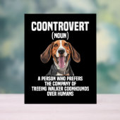 Treeing Walker Coonhound Lover Dog Control Acrylschild (Neutral)