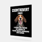 Treeing Walker Coonhound Lover Dog Control Acrylschild (Winkel)