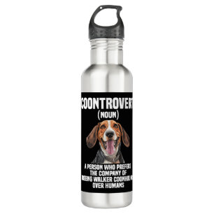 Treeing Walker Coonhound Lover Dog Control Edelstahlflasche