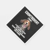 Treeing Walker Coonhound Lover Dog Control Serviette (Ecke)