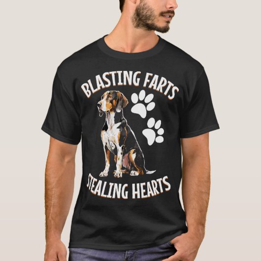 Treeing Walker Coonhound Lover Dog Owner Blasting T-Shirt (Vorderseite)