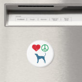 Treeing Walker Coonhound Magnet (In Situ (Geschirrspüler))