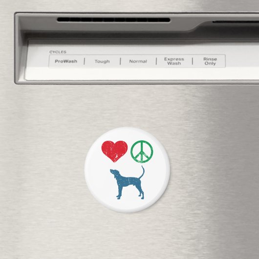 Treeing Walker Coonhound Magnet (In Situ (Geschirrspüler))