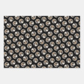 Treeing Walker Coonhound Malerei Original Hunde Ku Geschenkpapier Set (Vorderseite 3)