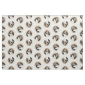 Treeing Walker Coonhound Malerei Original Hunde Ku Stoff (Fat Quarter (45,7 x 55,9 cm))