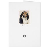 Treeing Walker Coonhound Malerei - Originelle Kuns (Hinten)
