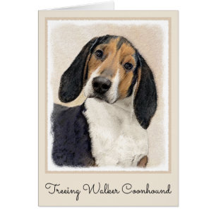 Treeing Walker Coonhound Malerei - Originelle Kuns