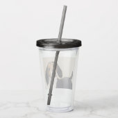 Treeing Walker Coonhound Malerei - Originelle Kuns Acryltrinkbecher (Rückseite)