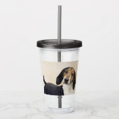 Treeing Walker Coonhound Malerei - Originelle Kuns Acryltrinkbecher (Vorderseite)