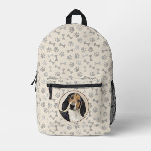 Treeing Walker Coonhound Malerei - Originelle Kuns Bedruckter Rucksack