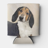 Treeing Walker Coonhound Malerei - Originelle Kuns Dosenkühler (Vorderseite)