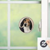 Treeing Walker Coonhound Malerei - Originelle Kuns Fensteraufkleber (Zuhause)