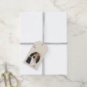 Treeing Walker Coonhound Malerei - Originelle Kuns Geschenkanhänger (Mit Garn)