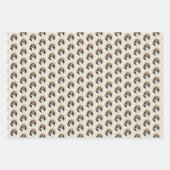 Treeing Walker Coonhound Malerei - Originelle Kuns Geschenkpapier Set (Vorderseite)