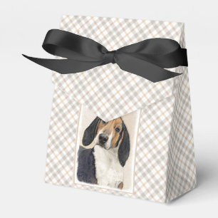 Treeing Walker Coonhound Malerei - Originelle Kuns Geschenkschachtel
