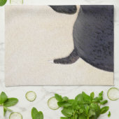 Treeing Walker Coonhound Malerei - Originelle Kuns Geschirrtuch (Gefaltet)