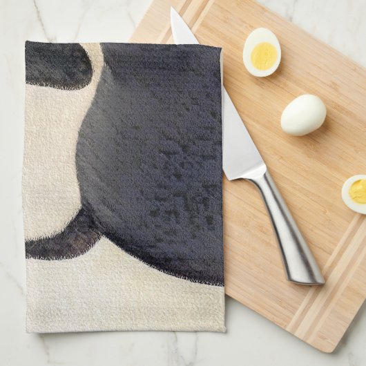 Treeing Walker Coonhound Malerei - Originelle Kuns Geschirrtuch (Viertel Falte)