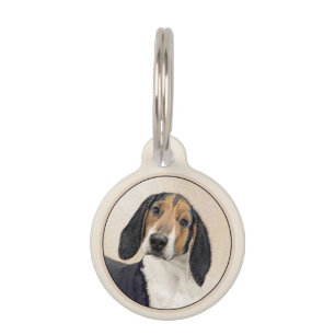Treeing Walker Coonhound Malerei - Originelle Kuns Haustiermarke