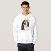 Treeing Walker Coonhound Malerei - Originelle Kuns Hoodie (Vorne ganz)