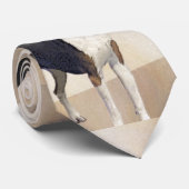 Treeing Walker Coonhound Malerei - Originelle Kuns Krawatte (Gerollt)