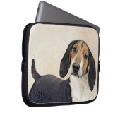Treeing Walker Coonhound Malerei - Originelle Kuns Laptopschutzhülle (Vorne Rechts)