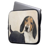 Treeing Walker Coonhound Malerei - Originelle Kuns Laptopschutzhülle (Vorderseite Links)