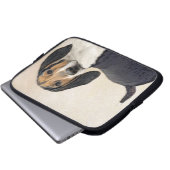 Treeing Walker Coonhound Malerei - Originelle Kuns Laptopschutzhülle (Vorne Knopf)
