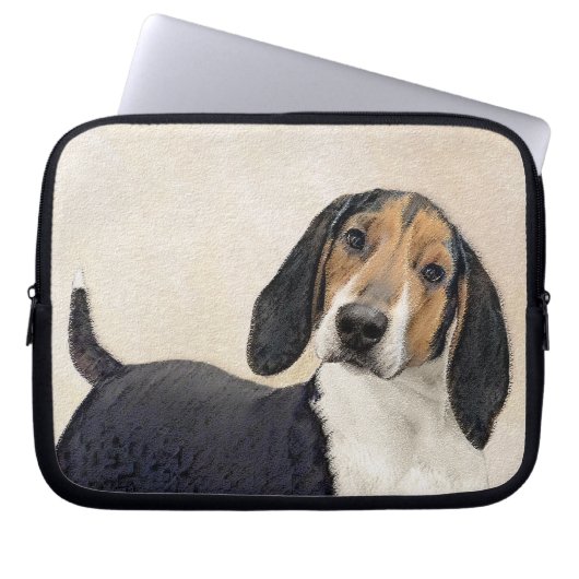 Treeing Walker Coonhound Malerei - Originelle Kuns Laptopschutzhülle (Vorderseite)