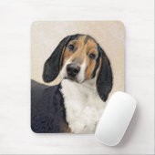 Treeing Walker Coonhound Malerei - Originelle Kuns Mousepad (Mit Mouse)