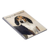 Treeing Walker Coonhound Malerei - Originelle Kuns Notizblock (Rechte Seite)
