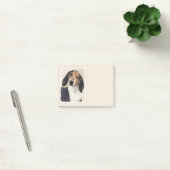 Treeing Walker Coonhound Malerei - Originelle Kuns Post-it Klebezettel (Büro)