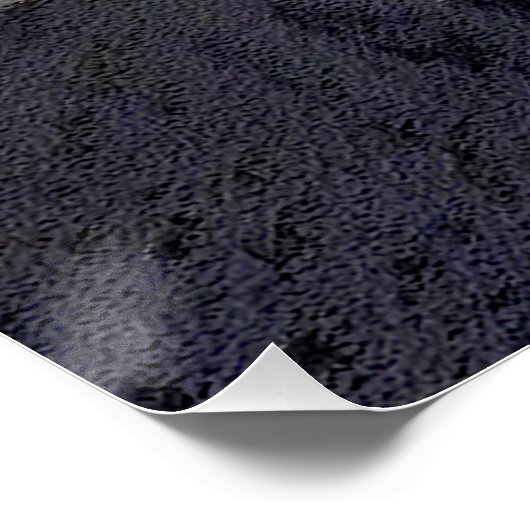 Treeing Walker Coonhound Malerei - Originelle Kuns Poster (Ecke)