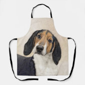 Treeing Walker Coonhound Malerei - Originelle Kuns Schürze (Vorderseite)