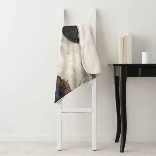 Treeing Walker Coonhound Malerei - Originelle Kuns Sherpadecke (Beispiel)