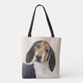 Treeing Walker Coonhound Malerei - Originelle Kuns Tasche (Rückseite)