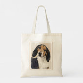 Treeing Walker Coonhound Malerei - Originelle Kuns Tragetasche (Rückseite)