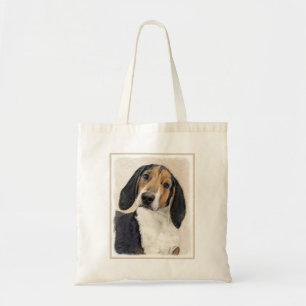 Treeing Walker Coonhound Malerei - Originelle Kuns Tragetasche
