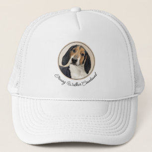 Treeing Walker Coonhound Malerei - Originelle Kuns Truckerkappe