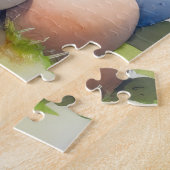 Treeing Walker Coonhound mit Ostereiern Urlaub Puzzle (Seite)