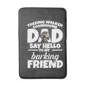 Treeing Walker Coonhound Papa Papa Sag Hallo Badematte (Vorderseite Vertikal)