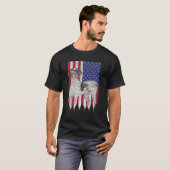 Treeing Walker Coonhound Patriotic Dog Pride Ameri T-Shirt (Vorne ganz)