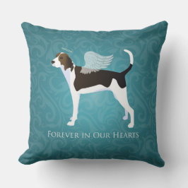 Treeing Walker Coonhound Pet Memorial Angel Dog Kissen