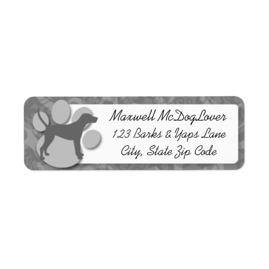 Treeing Walker Coonhound-Silhouette (Vorne)